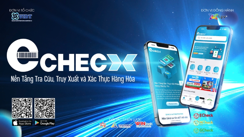 echeck   nen tang tra cuu   truy xuat   xac thuc hang hoa