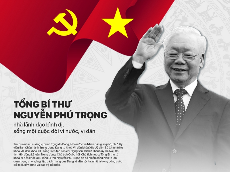 general secretary nguyen phu trong passed away   sad news for all of vietnam