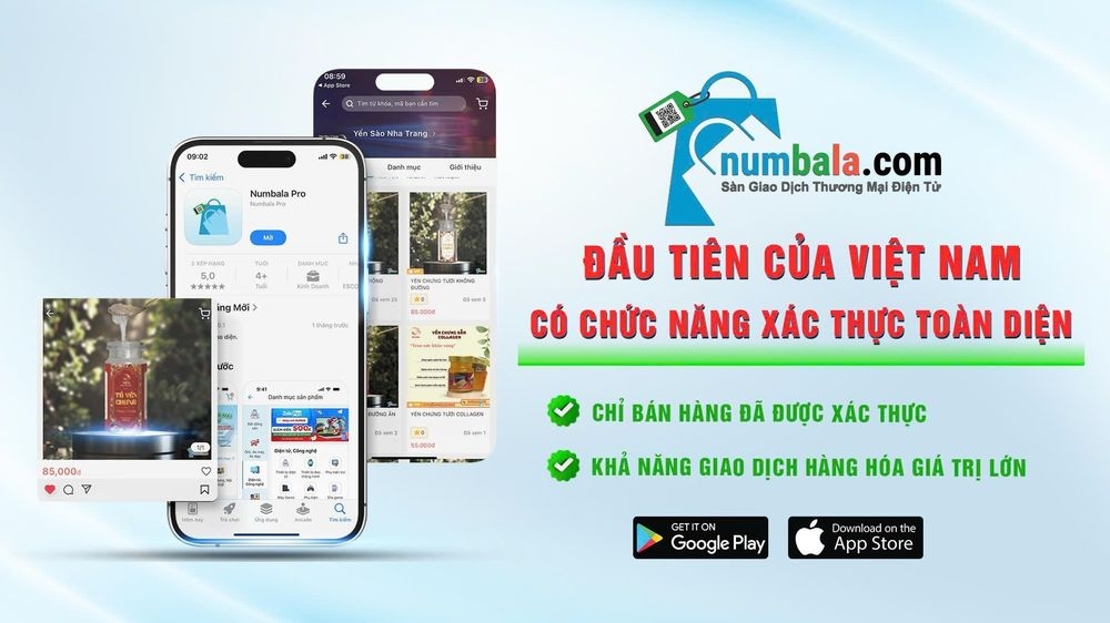 bao moi   numbala  tien phong san thuong mai dien tu co chuc nang xac thuc tai viet nam