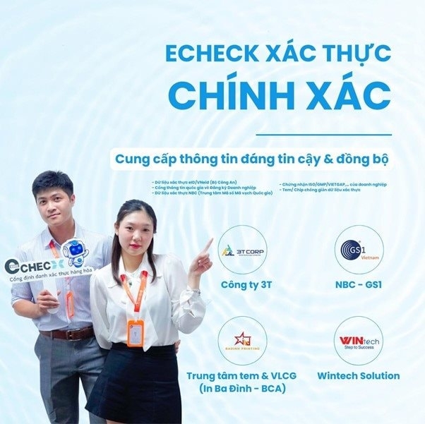 doanh nhan sai gon online  echeck  nen tang tien phong xac thuc hang hoa dong hanh cung chuyen doi so quoc gia