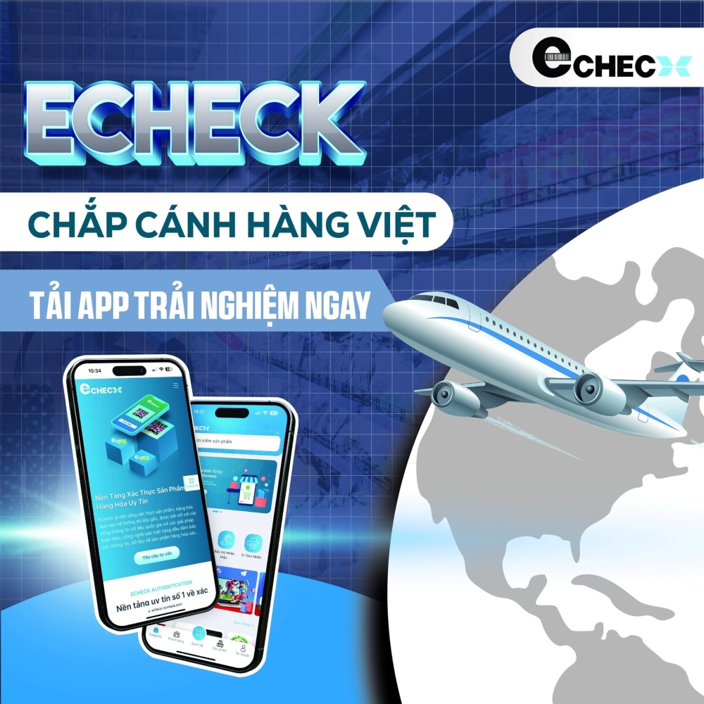 tap chi khoa hoc pho thong  echeck  buoc tien trong chuyen doi so quoc gia ve xac thuc hang hoa chat luong